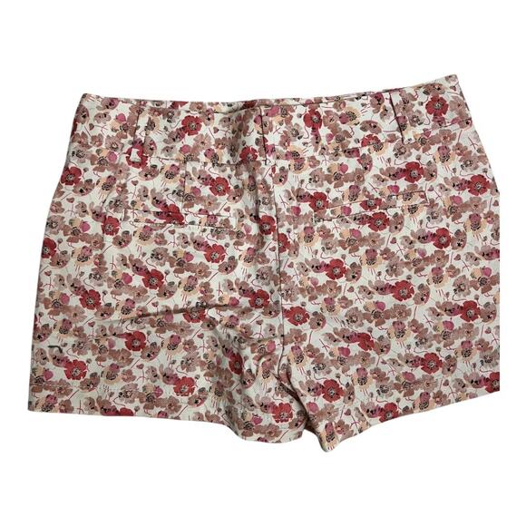 Ann Taylor Loft Shorts Floral Pink 2 Preppy - Picture 4 of 7